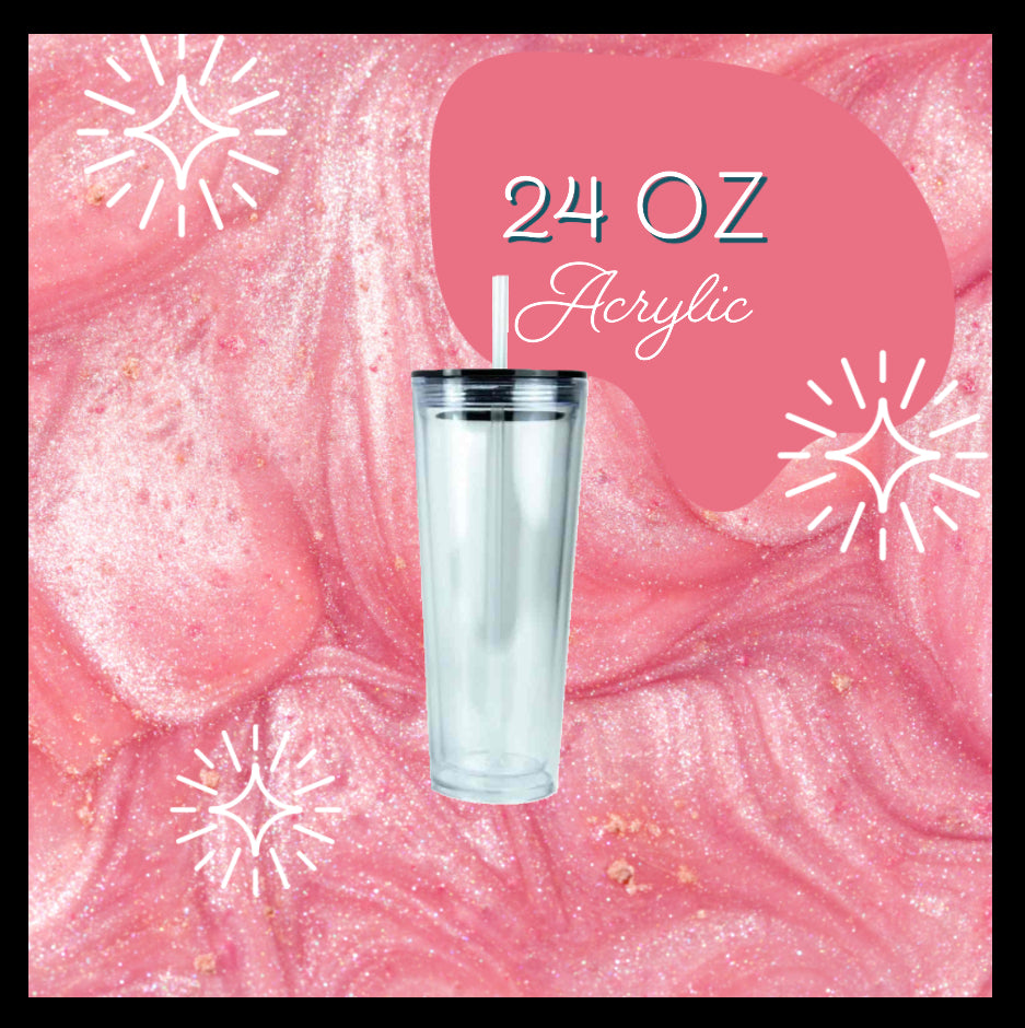 24oz Acrylic Snowglobe