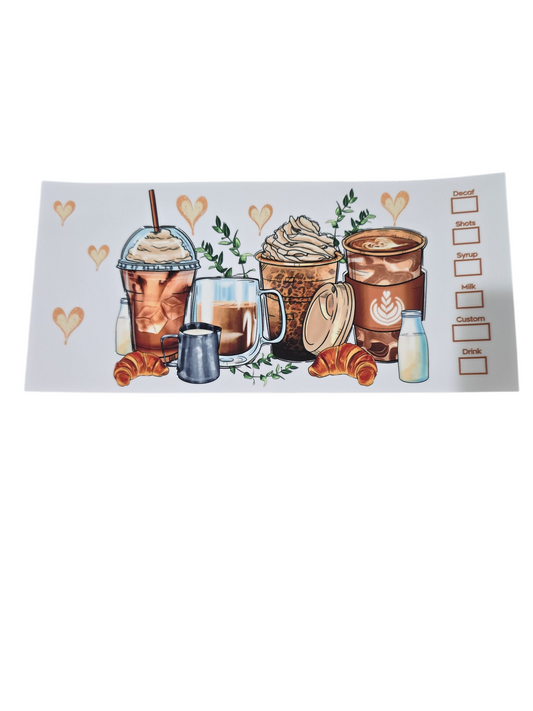 Coffee cups with Hearts