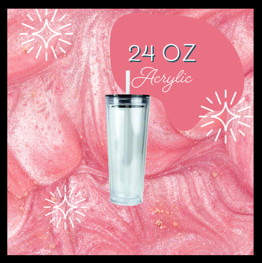 24oz Acrylic Snowglobe